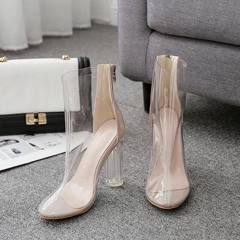 Summer transparent ankle boots-3